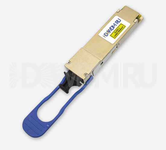 Mellanox совместимый Оптический QSFP+ модуль двухволоконный одномодовый, 40Гб/с, 10км, 1310нм, MPO, DDM - ДВДМ.РУ (DSO-16-5D)